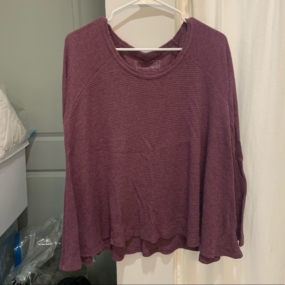 Free People Long Sleeve Thermal Top
